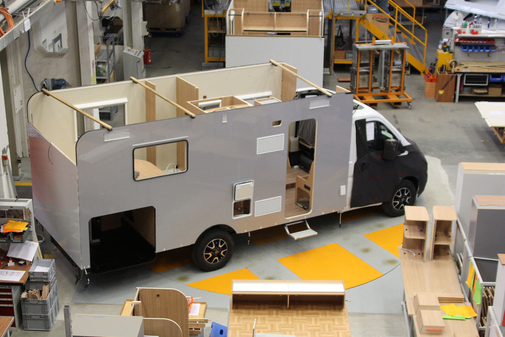 Drehscheibe für Wohnmobilbau