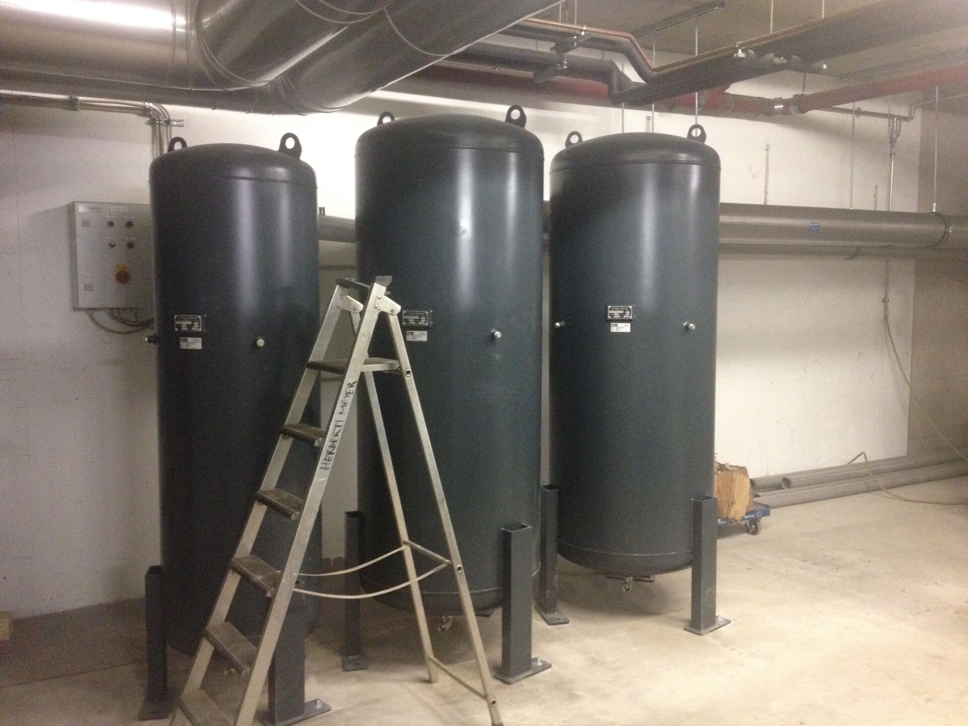 Vakuumrohrleitungen in Traunstein